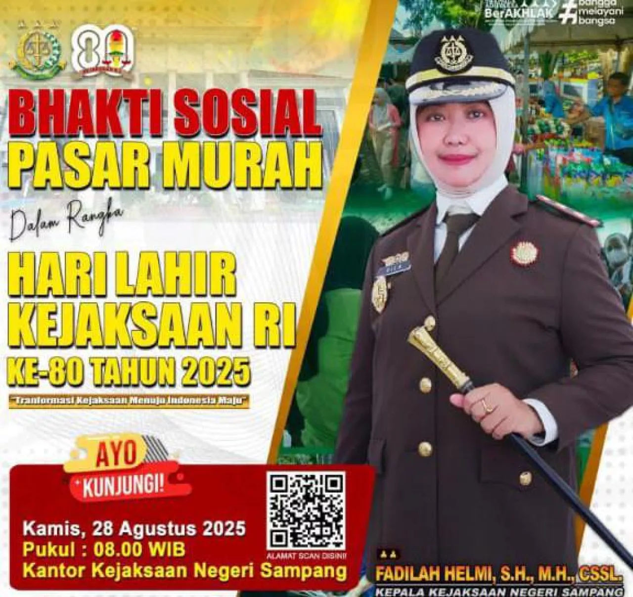 Kejaksaan Negeri Sampang Gelar Pasar Murah, Bantu Masyarakat Dapatkan Harga Terjangkau