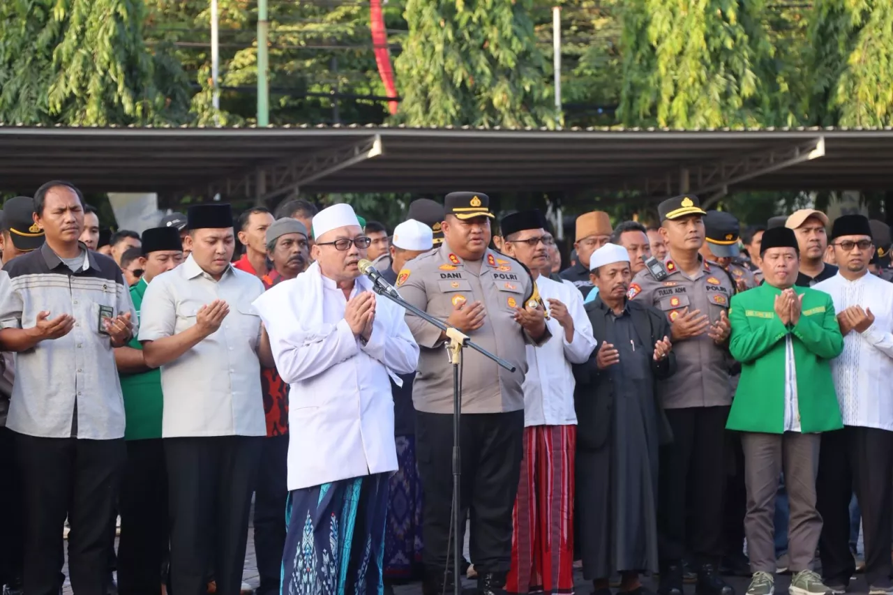 Apel Kebangsaan Dan Do'a Bersama, Kapolres: “Keamanan adalah Tanggung Jawab Kita Bersama”