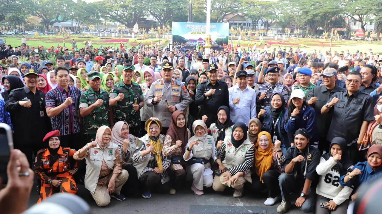 Berbagai Elemen Masyarakat Dukung Polresta Malang Kota Jaga Kondusifitas, Tolak Anarkisme