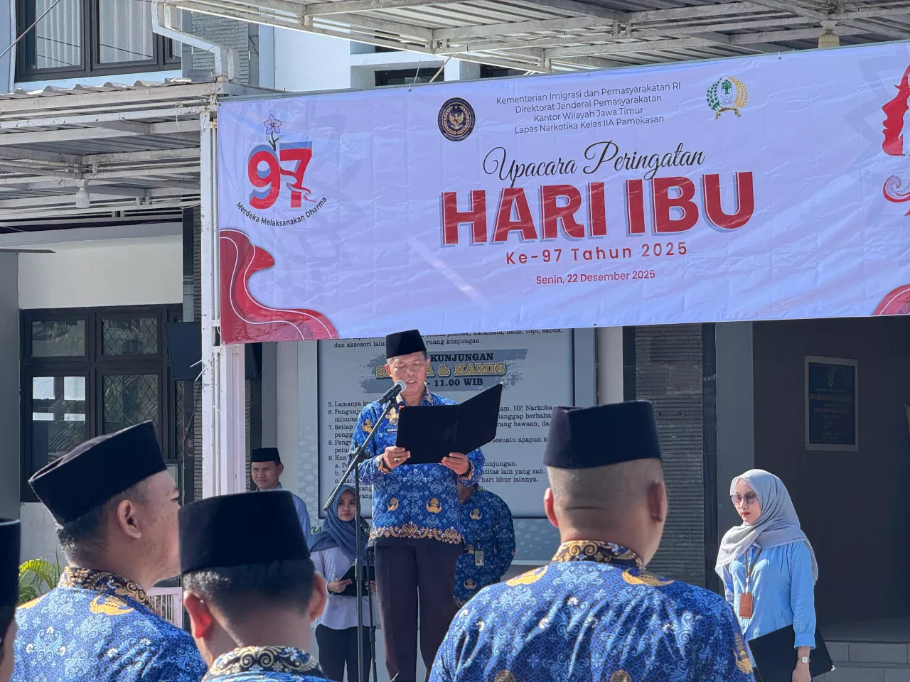 Upacara Peringatan Hari Ibu Diselenggarakan Di LAPAS Pamekasan