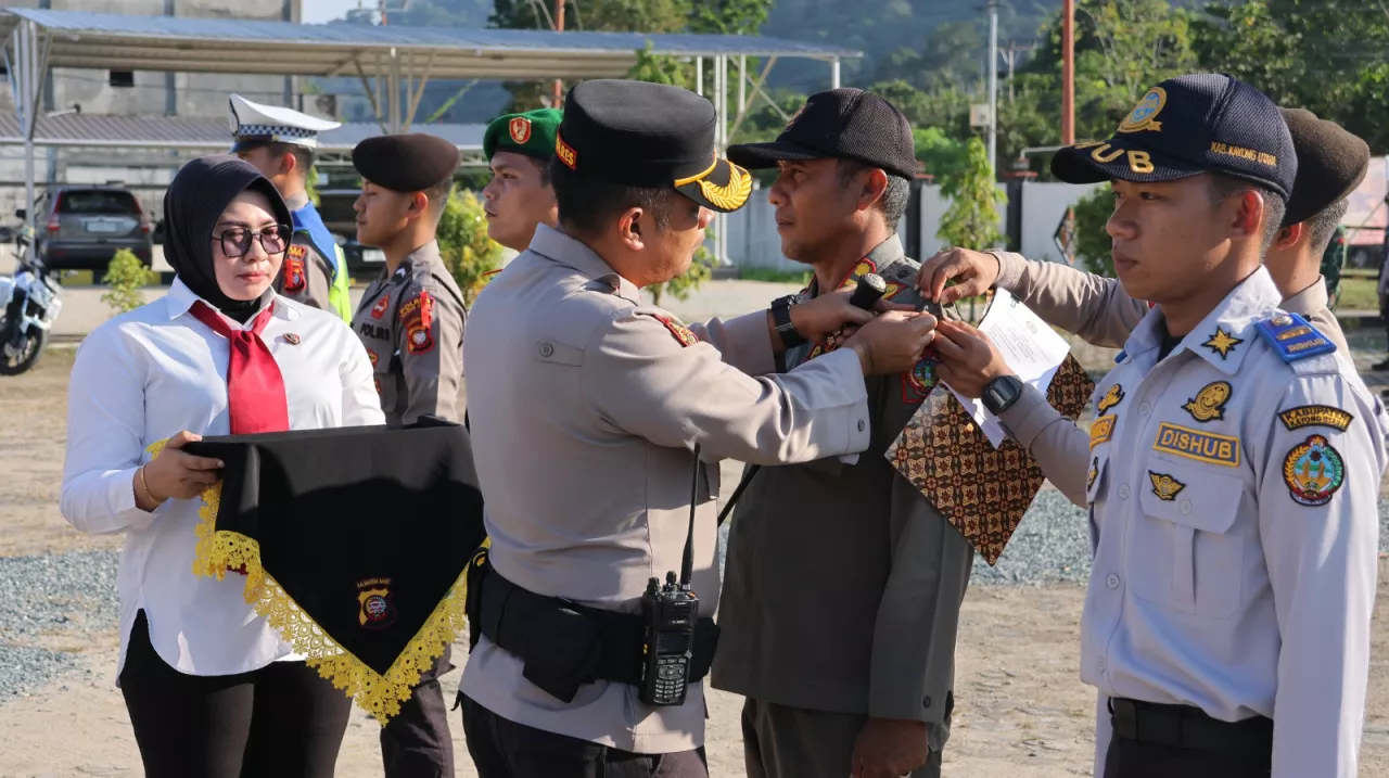 Polres Kayong Utara Gelar Apel Operasi Ketupat Kapuas 2026, Siap Amankan Mudik Lebaran