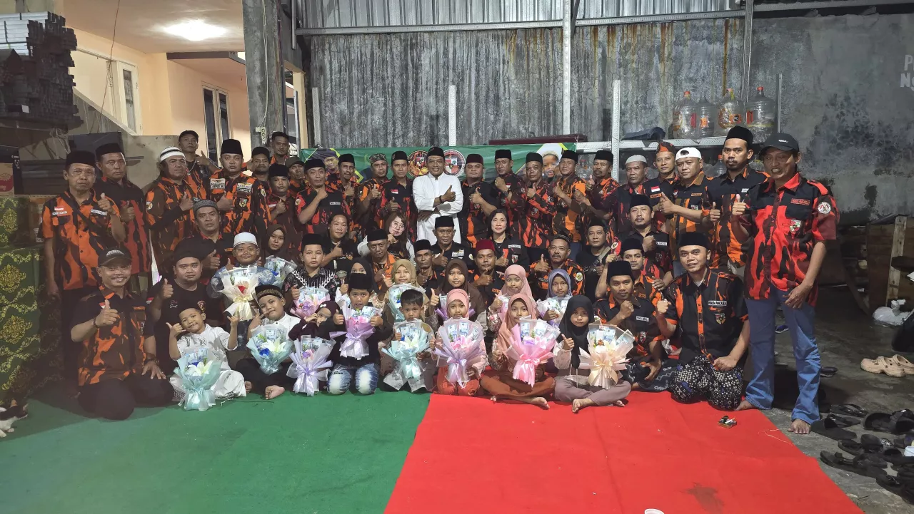 Pemuda Pancasila PAC Taman Gelar Santunan Anak Yatim Piatu, Tebar Kepedulian di 13 Ranting Desa Sadang