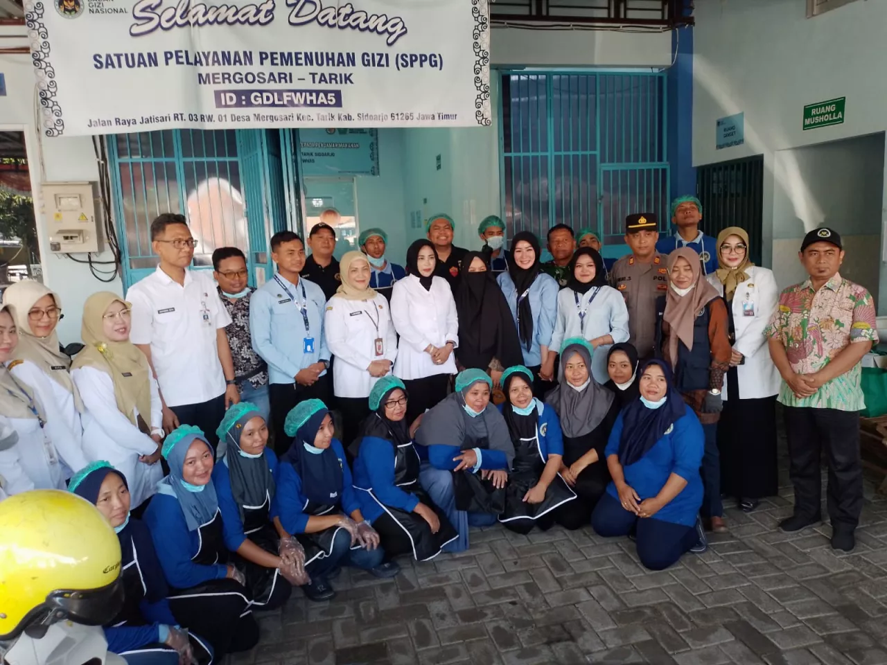 Wabup Hj. Mimik Idayana Sidak Program Makan Bergizi Gratis di SPPG Mergosari–Tarik
