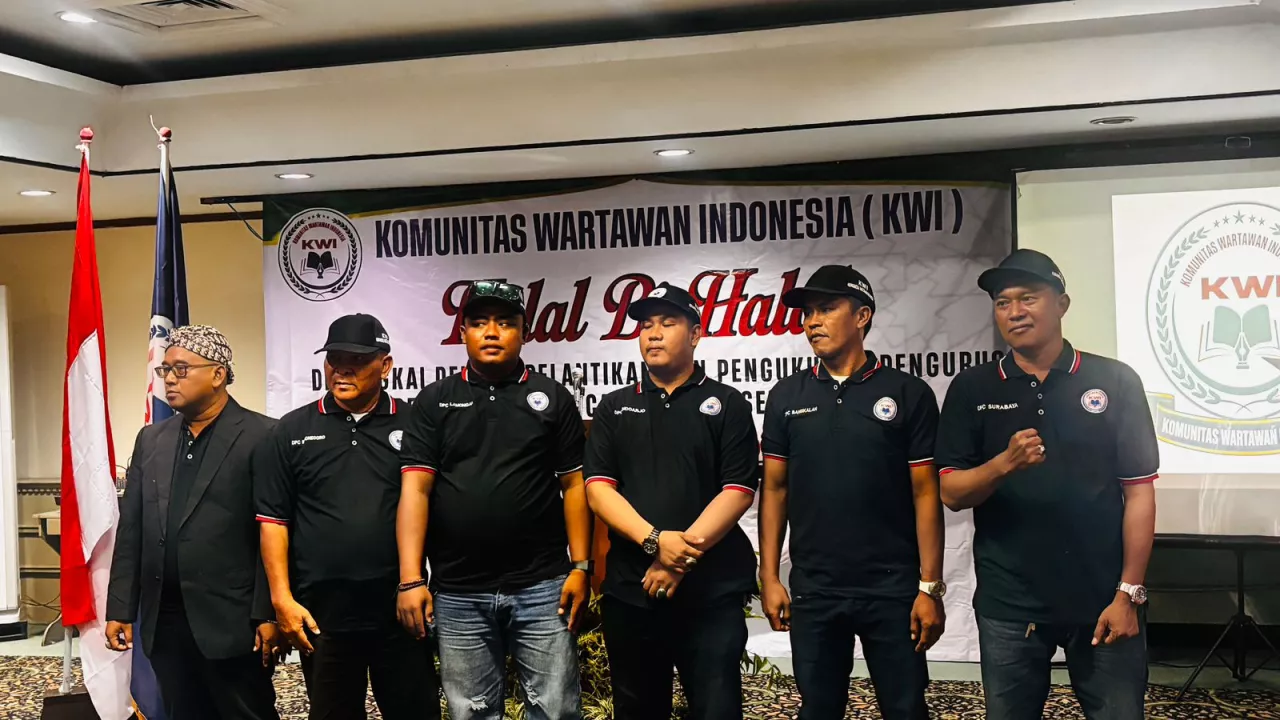 Resmi! KWI Kukuhkan Pengurus DPC se-Jatim, Tekankan Kebersamaan Insan Pers