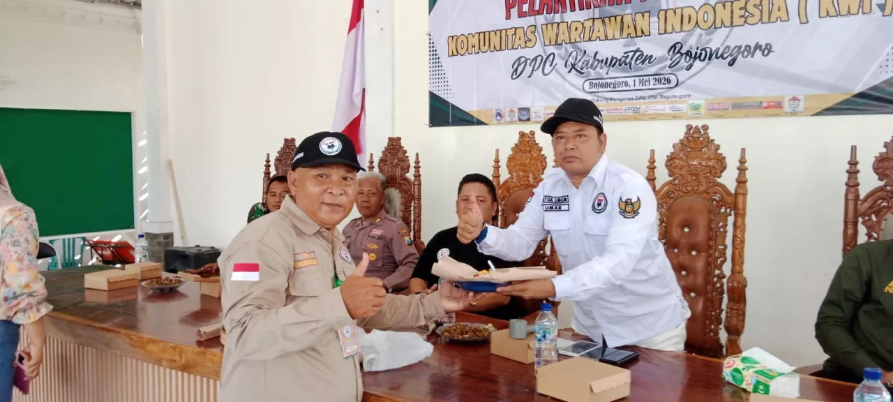Tasyakuran dan Pelantikan Pengurus KWI Bojonegoro, Perkuat Sinergi Wartawan dan Pemerintah