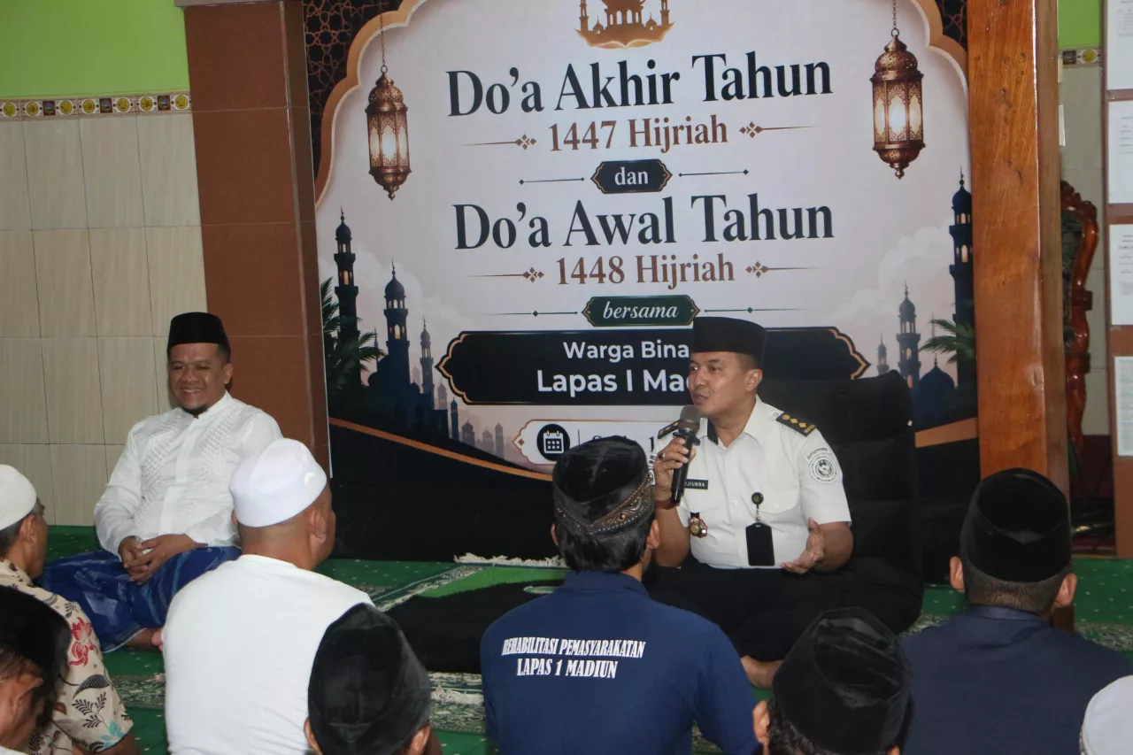 Semarak Tahun Baru Islam, Lapas Kelas I Madiun Gelar Doa Bersama 1 Muharam 1448 H